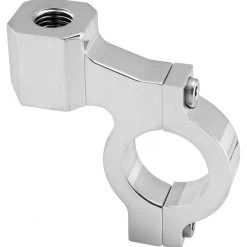 BikeMaster 7/8" Handlebar Mirror Bracket -MotoFix Store bike master78 handlebar mirror bracket chrome