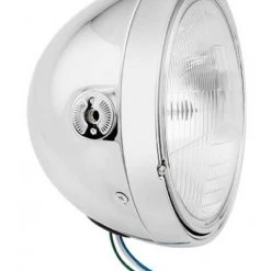 BikeMaster 7" Side Mount Headlight 6 BikeMaster 7" Side Mount Headlight -MotoFix Store bike master7 headlight side mnt chrome