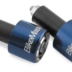 BikeMaster Anodized Aluminum Billet Bar Ends -MotoFix Store bike master anodized aluminum billet bar ends blue