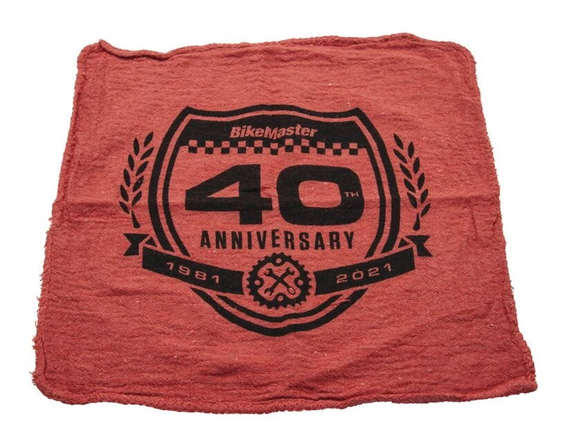 BikeMaster 40th Shop Towel 3 BikeMaster 40th Shop Towel