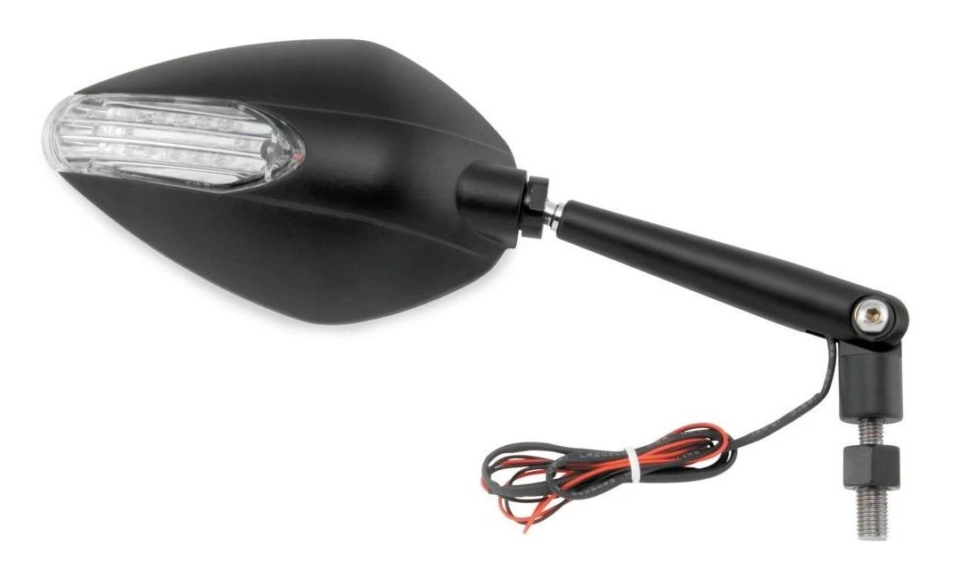 BikeMaster Candy Drop Standard Mirrors With Integrated Turn Signals 3 BikeMaster Candy Drop Standard Mirrors With Integrated Turn Signals