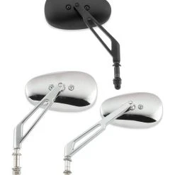 BikeMaster Custom Mirrors For Harley 7 BikeMaster Custom Mirrors For Harley -MotoFix Store bike master custom mirrors for harley chrome 1