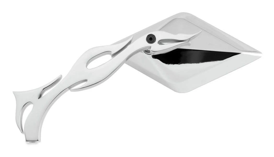 BikeMaster Diamond Flame Stem Mirrors 3 BikeMaster Diamond Flame Stem Mirrors