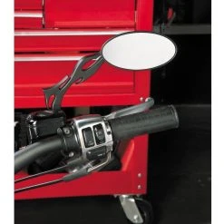 BikeMaster Old School Flame Mirrors -MotoFix Store bike master old school flame mirrors black 2