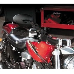 BikeMaster Old School Flame Mirrors -MotoFix Store bike master old school flame mirrors black 4