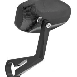 BikeMaster Oval Clamp-On Mirrors -MotoFix Store bike master oval clamp on mirrors lined black