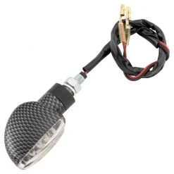 BikeMaster Spade LED Turn Signals -MotoFix Store bike master spade led turn signals chrome