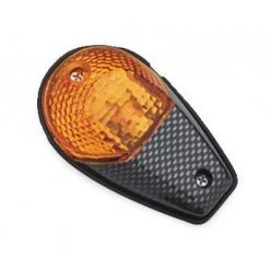 BikeMaster Universal Flush Mount Turn Signals -MotoFix Store bike master universal flush mount turn signals carbon amber
