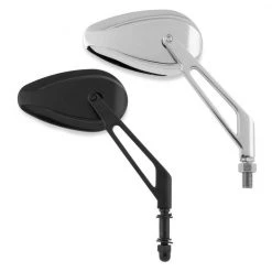 BikeMaster Wedge Stem Mini Teardrop Mirror -MotoFix Store bike master wedge stem mini teardrop mirrors