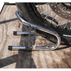 BikeMaster Wheel Chocks -MotoFix Store bike master wheel chocks chrome